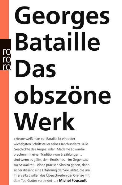 Cover von Das obszöne Werk