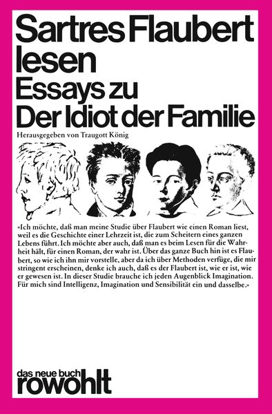 Cover von Sartres Flaubert lesen