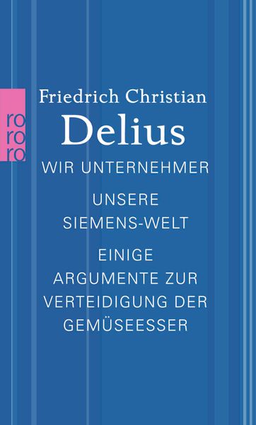 Cover von Wir Unternehmer / Unsere Siemens-Welt / Einige Argumente zur Verteidigung der Gemüseesser