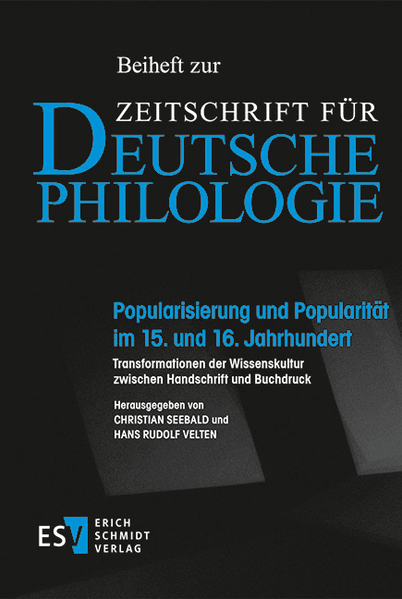 Cover von Popularisierung und Popularität im 15. und 16. Jahrhundert