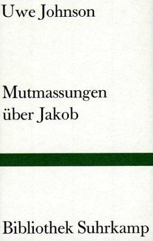 Cover von Mutmassungen über Jakob