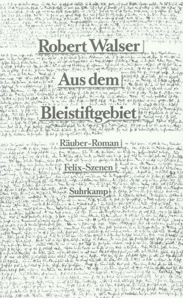 Cover von Aus dem Bleistiftgebiet. Mikrogramme aus den Jahren 1924–1933