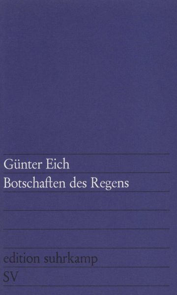 Cover von Botschaften des Regens