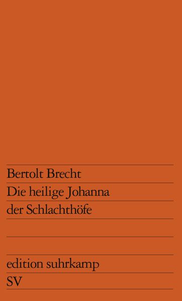 Cover von Die heilige Johanna der Schlachthöfe