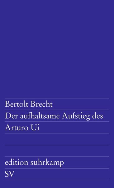 Cover von Der aufhaltsame Aufstieg des Arturo Ui