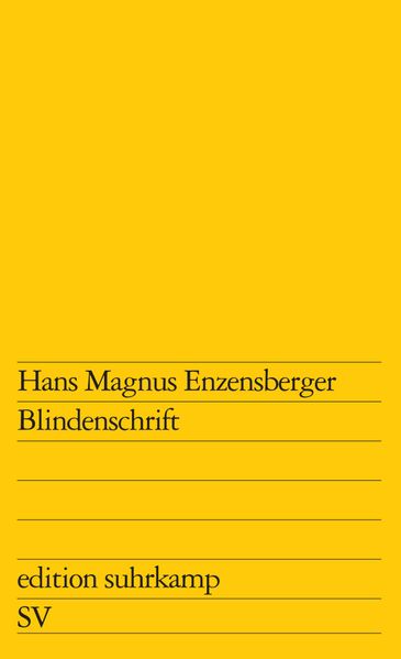 Cover von Blindenschrift