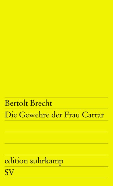 Cover von Die Gewehre der Frau Carrar