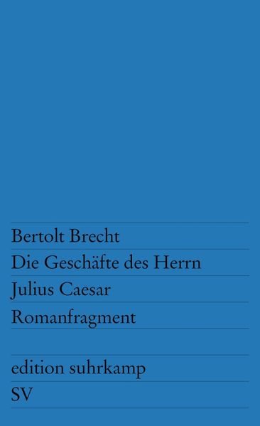 Cover von Die Geschäfte des Herrn Julius Caesar