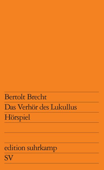 Cover von Das Verhör des Lukullus