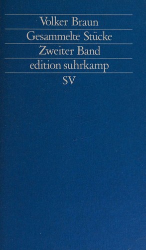 Cover von Gesammelte Stücke. Zwei Bände