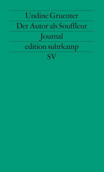 Cover von Der Autor als Souffleur