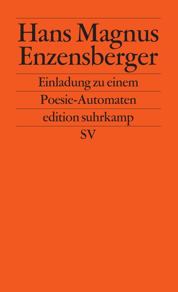 Cover von Einladung zu einem Poesie-Automaten