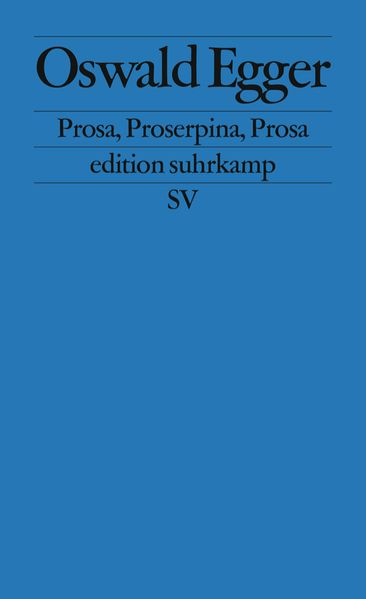 Cover von Prosa, Proserpina, Prosa