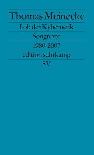 Cover von Lob der Kybernetik