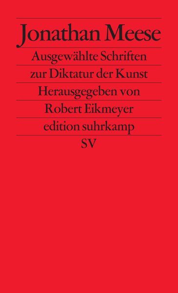 Cover von Ausgewählte Schriften zur Diktatur der Kunst