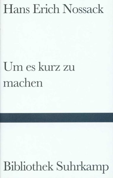 Cover von Um es kurz zu machen
