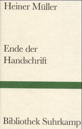 Cover von Ende der Handschrift