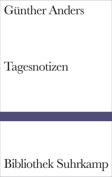Cover von Tagesnotizen