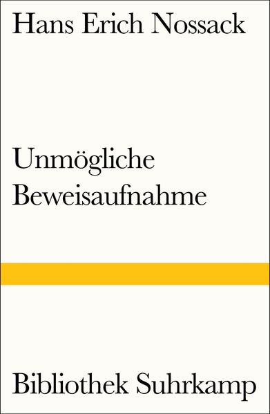Cover von Unmögliche Beweisaufnahme
