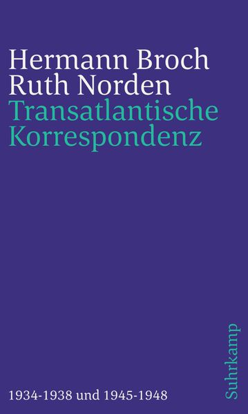 Cover von Transatlantische Korrespondenz