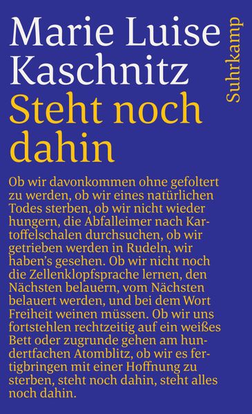 Cover von Steht noch dahin