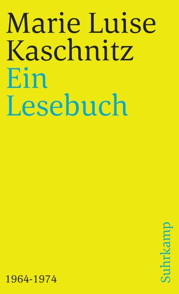 Cover von Ein Lesebuch 1964-1974