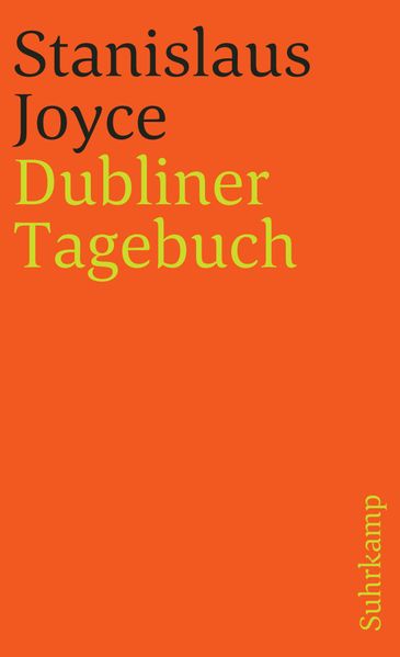 Cover von Das Dubliner Tagebuch des Stanislaus Joyce