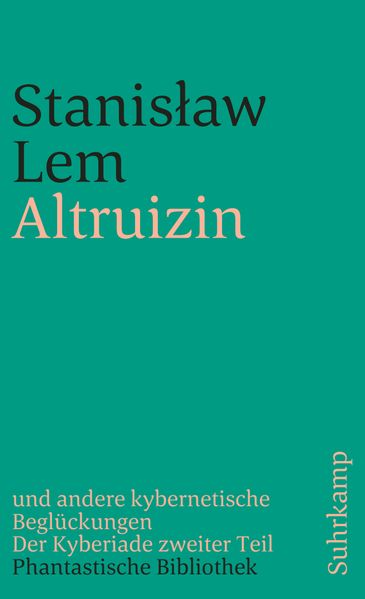 Cover von Altruizin und andere kybernetische Beglückungen