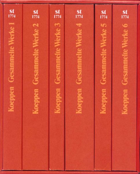 Cover von Gesammelte Werke in sechs Bänden in den suhrkamp taschenbüchern