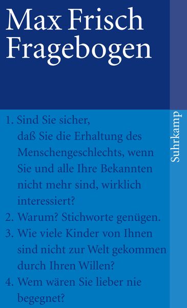 Cover von Fragebogen