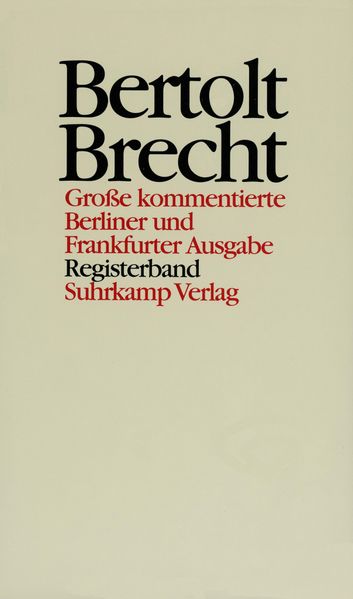 Cover von Werke. Große kommentierte Berliner und Frankfurter Ausgabe. 30 Bände (in 32 Teilbänden) und ein Registerband