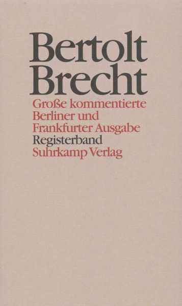 Cover von Werke. Große kommentierte Berliner und Frankfurter Ausgabe. 30 Bände (in 32 Teilbänden) und ein Registerband