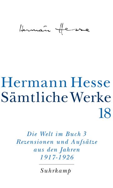 Cover von Sämtliche Werke in 20 Bänden und einem Registerband