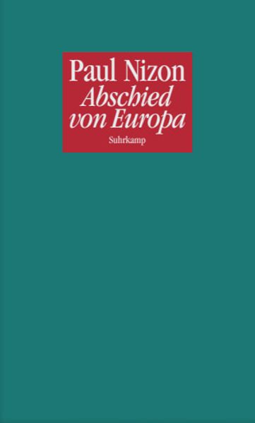 Cover von Abschied von Europa