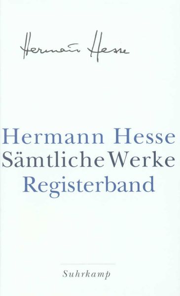 Cover von Sämtliche Werke in 20 Bänden und einem Registerband