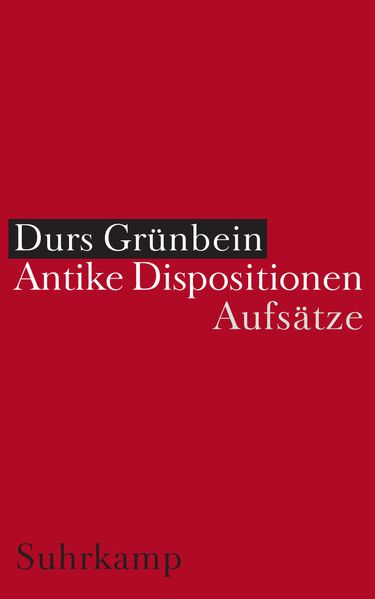 Cover von Antike Dispositionen
