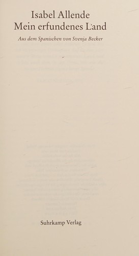 Cover von Mein erfundenes Land
