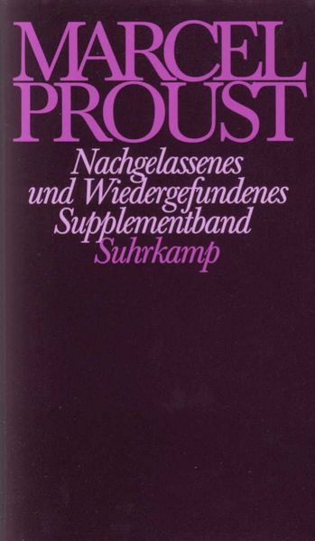 Cover von Nachgelassenes und Wiedergefundenes