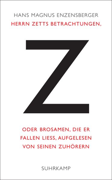 Cover von Herrn Zetts Betrachtungen, oder Brosamen, die er fallen ließ, aufgelesen von seinen Zuhörern