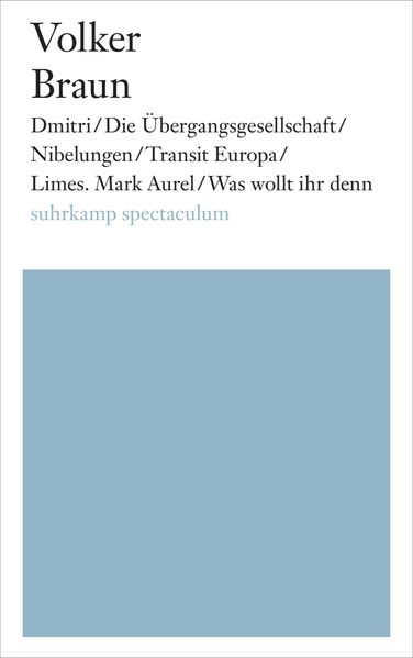 Cover von Dmitri/Die Übergangsgesellschaft/Nibelungen/Transit Europa/Limes. Mark Aurel/Was wollt ihr denn