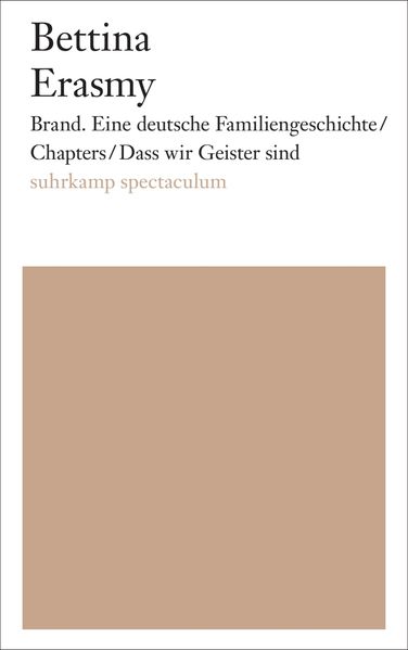 Cover von Brand. Eine deutsche Familiengeschichte/Chapters/Dass wir Geister sind
