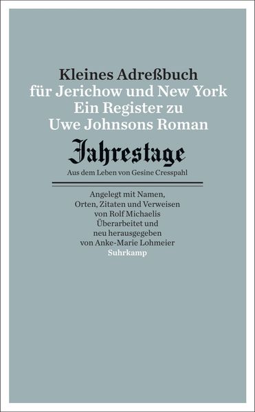 Cover von Kleines Adressbuch für Jerichow und New York