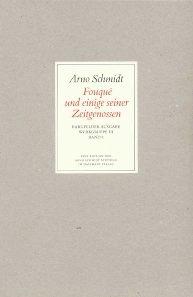 Cover von Bargfelder Ausgabe. Werkgruppe III: Essays und Biographisches