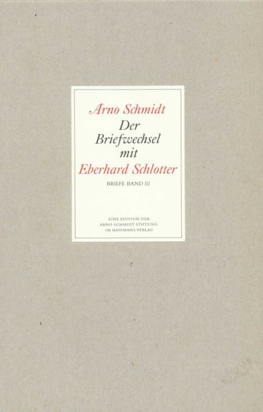 Cover von Bargfelder Ausgabe. Briefe von und an Arno Schmidt