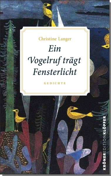 Cover von Ein Vogelruf trägt Fensterlicht