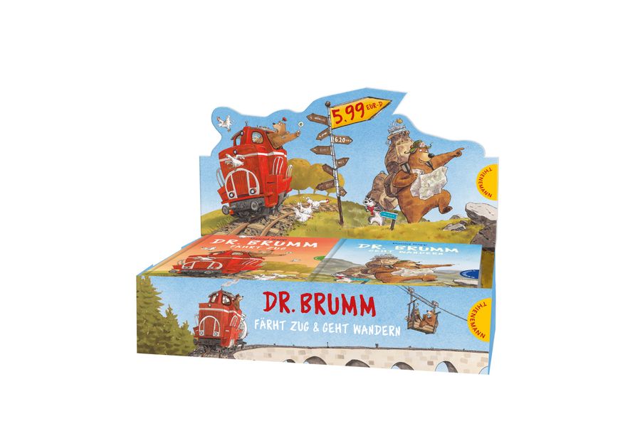 Cover von Dr. Brumm geht wandern & Dr. Brumm fährt Zug – Gemischtes 14er Display