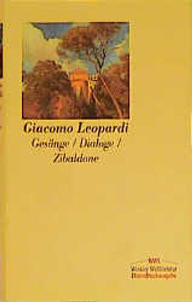 Cover von Gesänge/Dialoge und andere Lehrstücke/Zibaldone