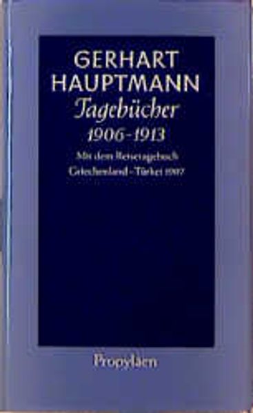 Cover von Tagebücher 1906 bis 1913
