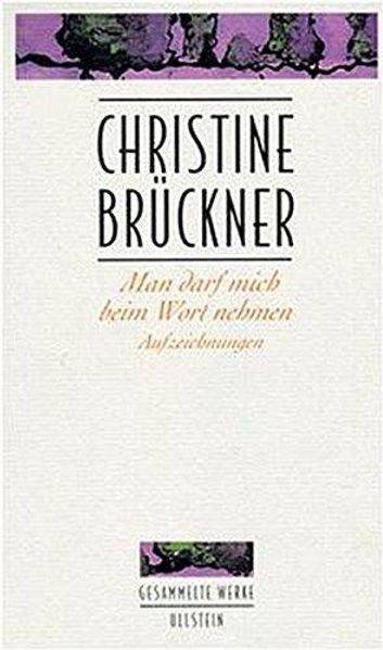 Cover von Man darf mich beim Wort nehmen