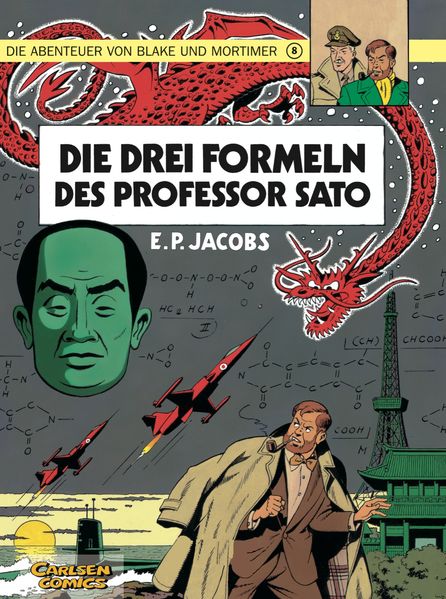 Cover von Blake & Mortimer 8: Die drei Formeln des Professor Sato
